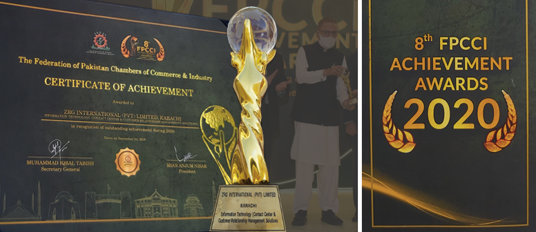 ZRG Receives 5th Consecutive Achievement Gold Award from FPCCI